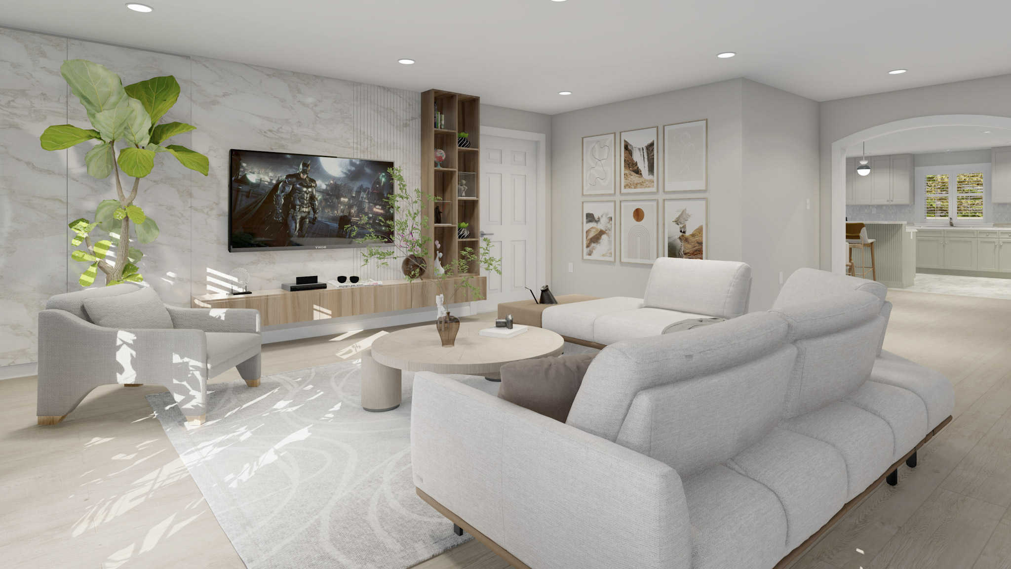 Family Room of this 5-Bedroom,1570 Sq Ft Plan -187-1027