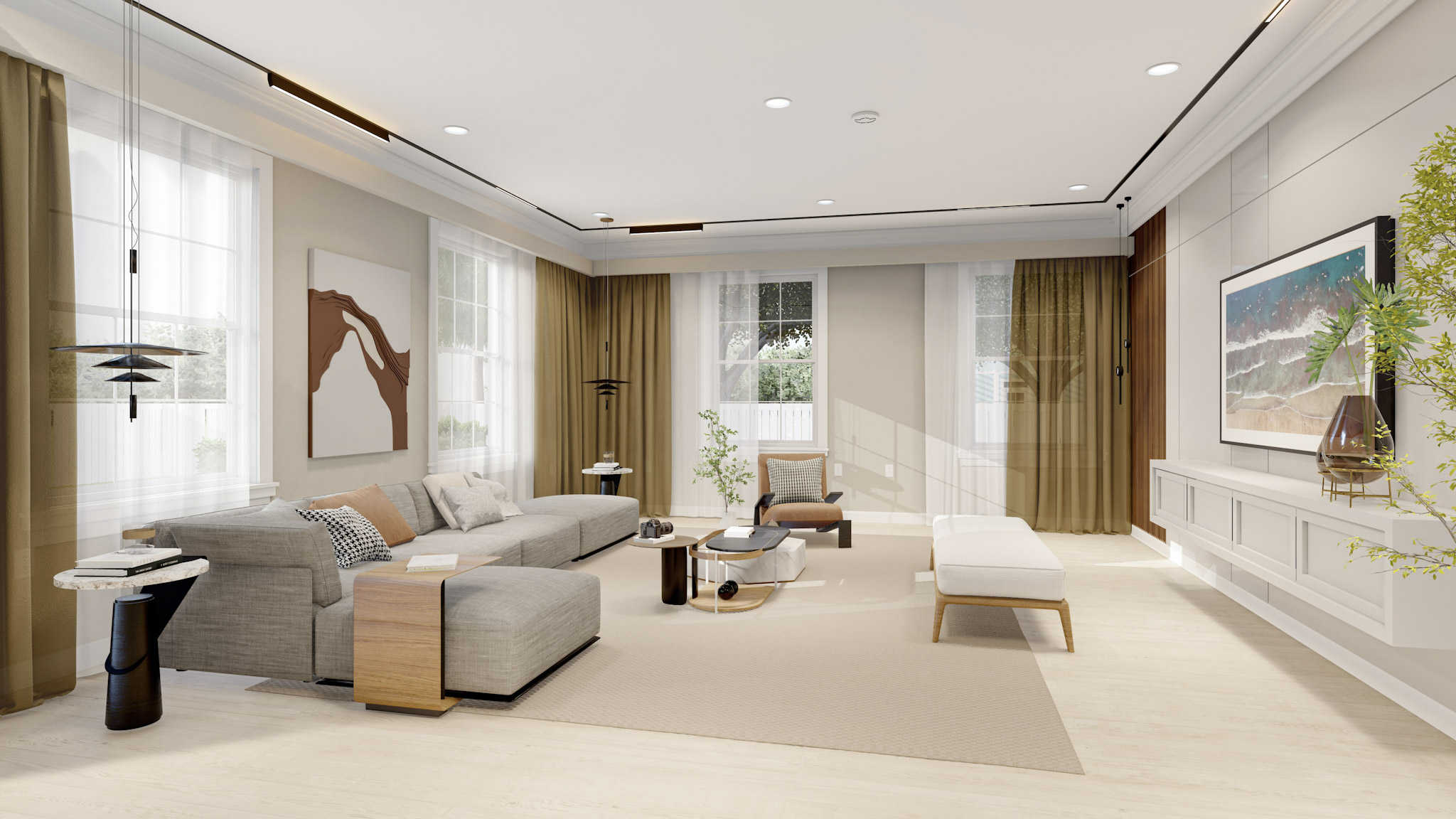 Living Room of this 4-Bedroom,2155 Sq Ft Plan -187-1028