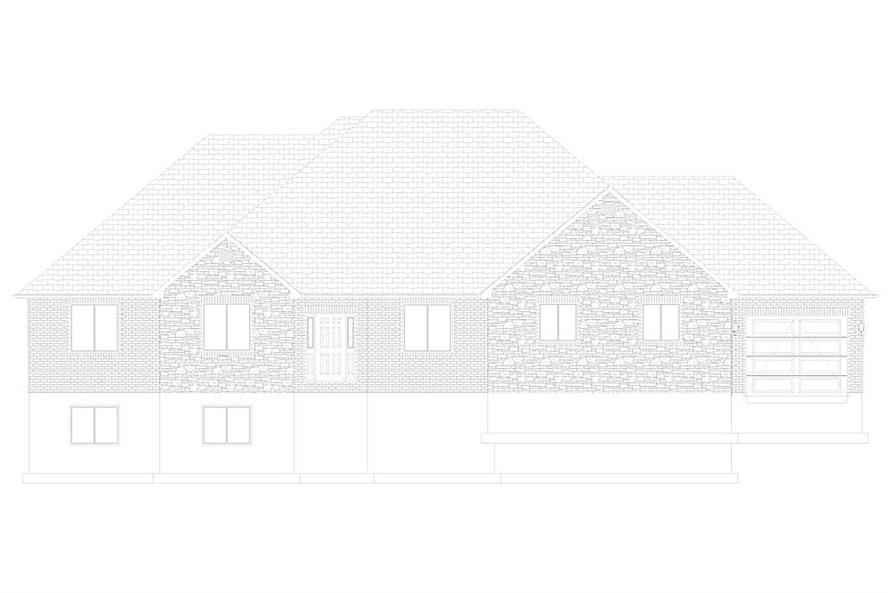 187-1113: Home Plan Front Elevation