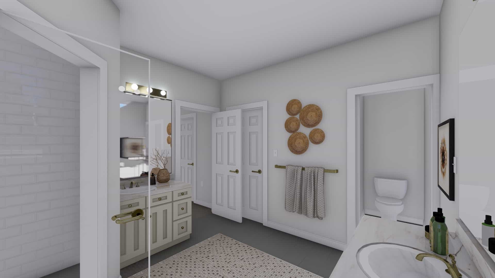 Master Bathroom of this 5-Bedroom, 2282 Sq Ft Plan - 187-1113