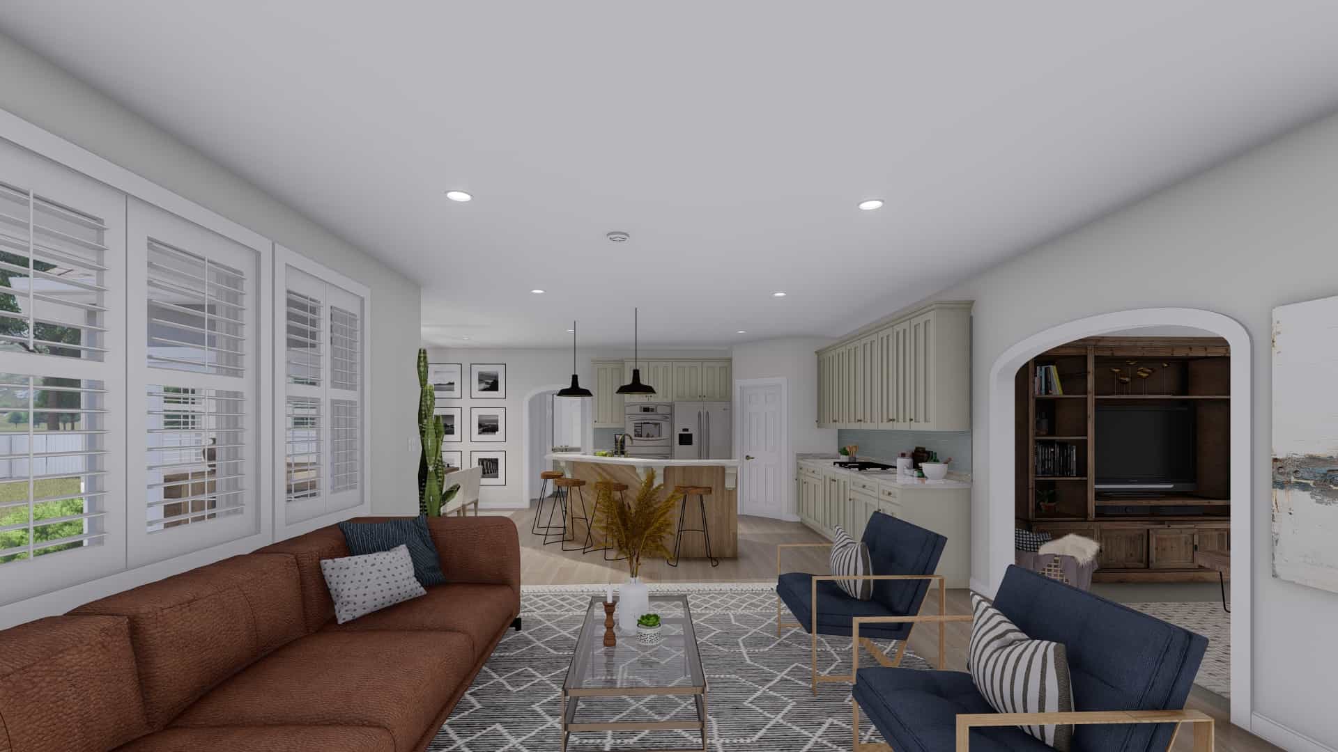 Great Room of this 5-Bedroom, 2282 Sq Ft Plan - 187-1113