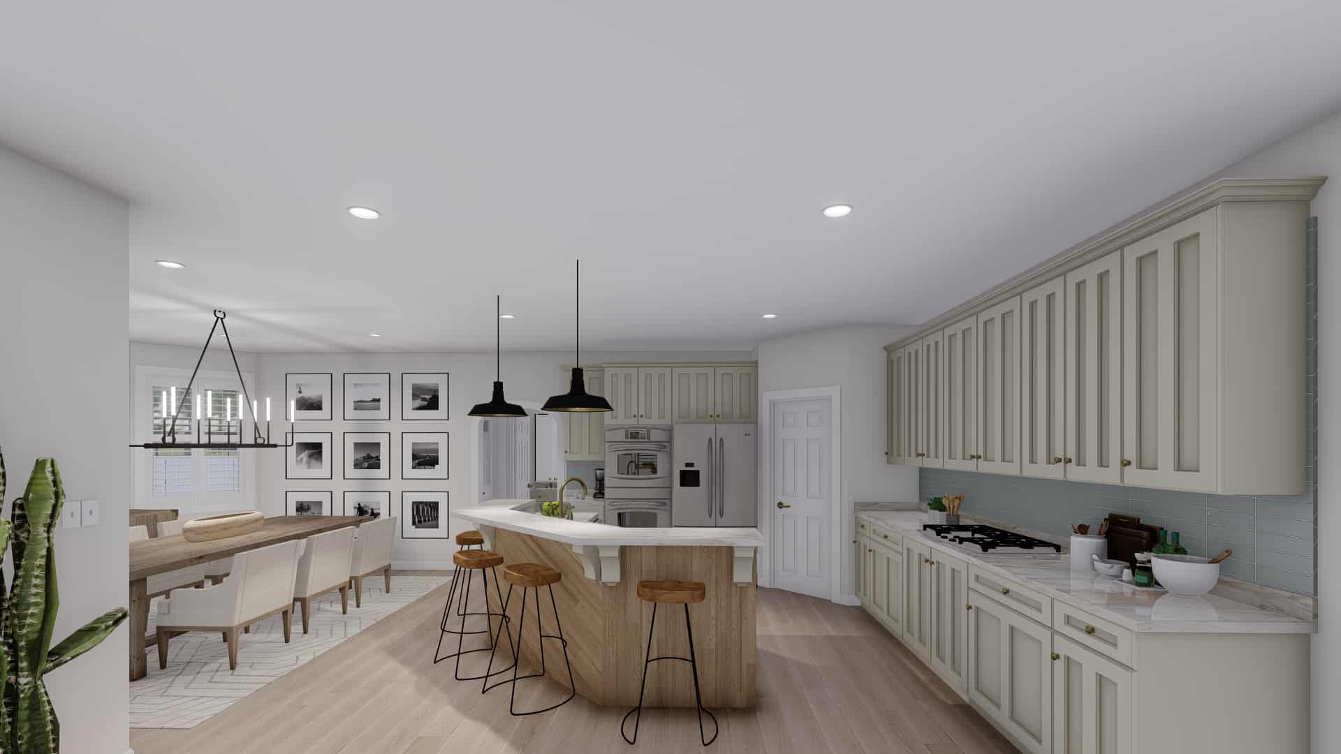 Kitchen of this 5-Bedroom, 2282 Sq Ft Plan - 187-1113