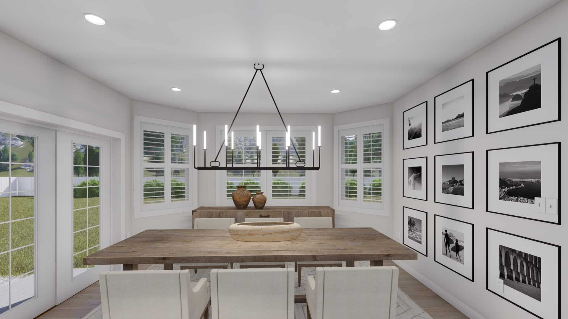 Dining Room of this 5-Bedroom, 2282 Sq Ft Plan - 187-1113