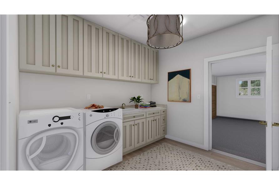 187-1113: Home Plan Rendering-Laundry Room