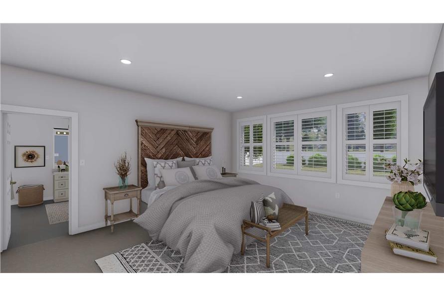Master Bedroom of this 5-Bedroom,2282 Sq Ft Plan -187-1113