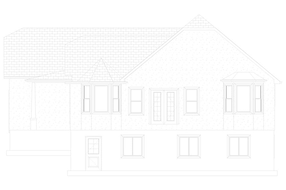Home Plan Right Elevation of this 5-Bedroom,1833 Sq Ft Plan -187-1120