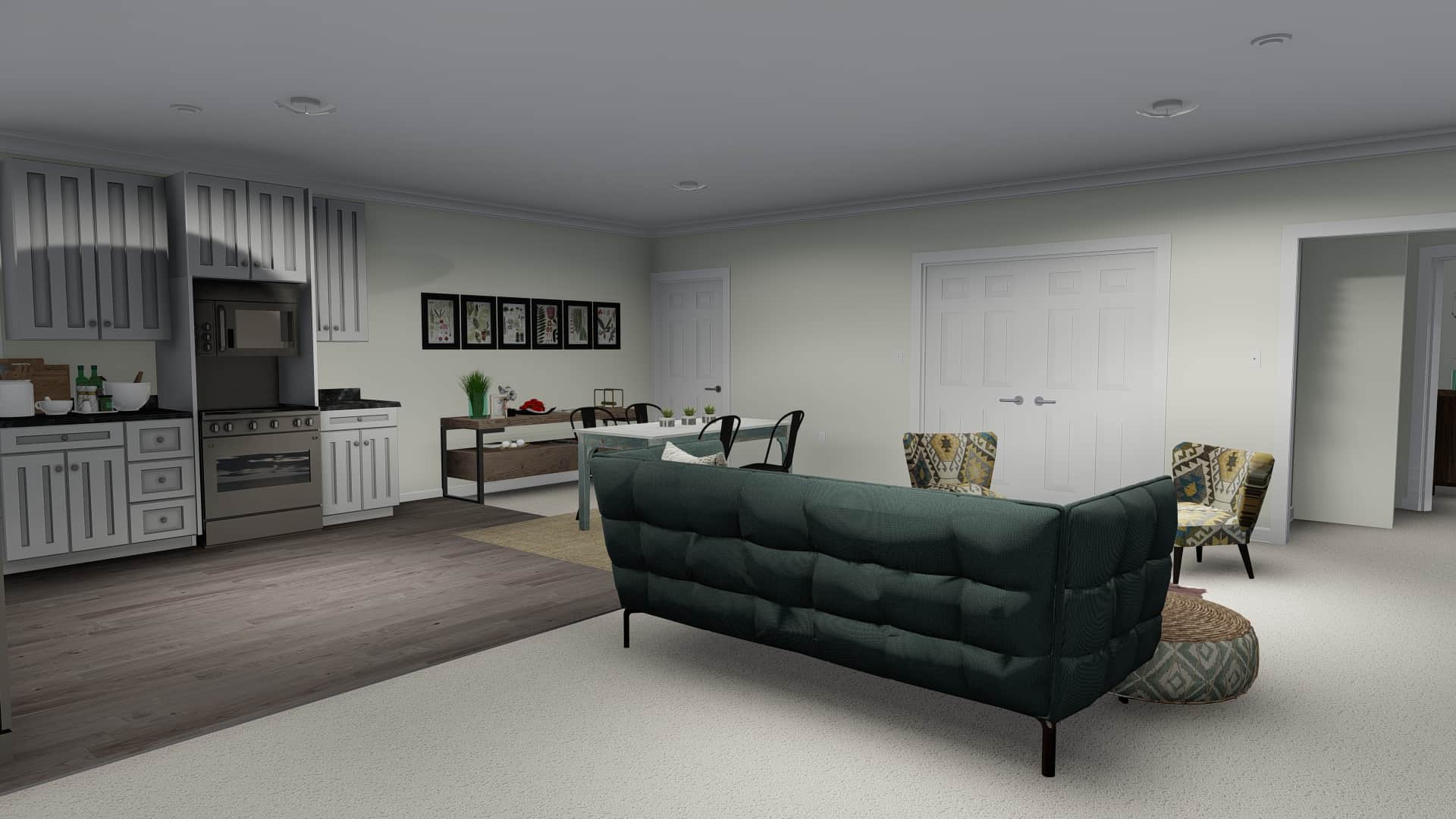 Family Room of this 5-Bedroom, 1898 Sq Ft Plan - 187-1135