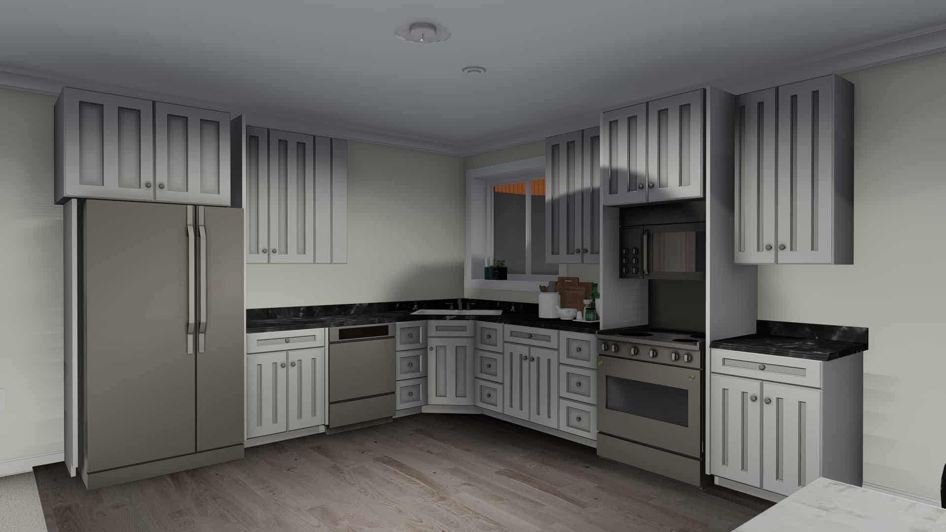 Kitchen of this 5-Bedroom, 1898 Sq Ft Plan - 187-1135