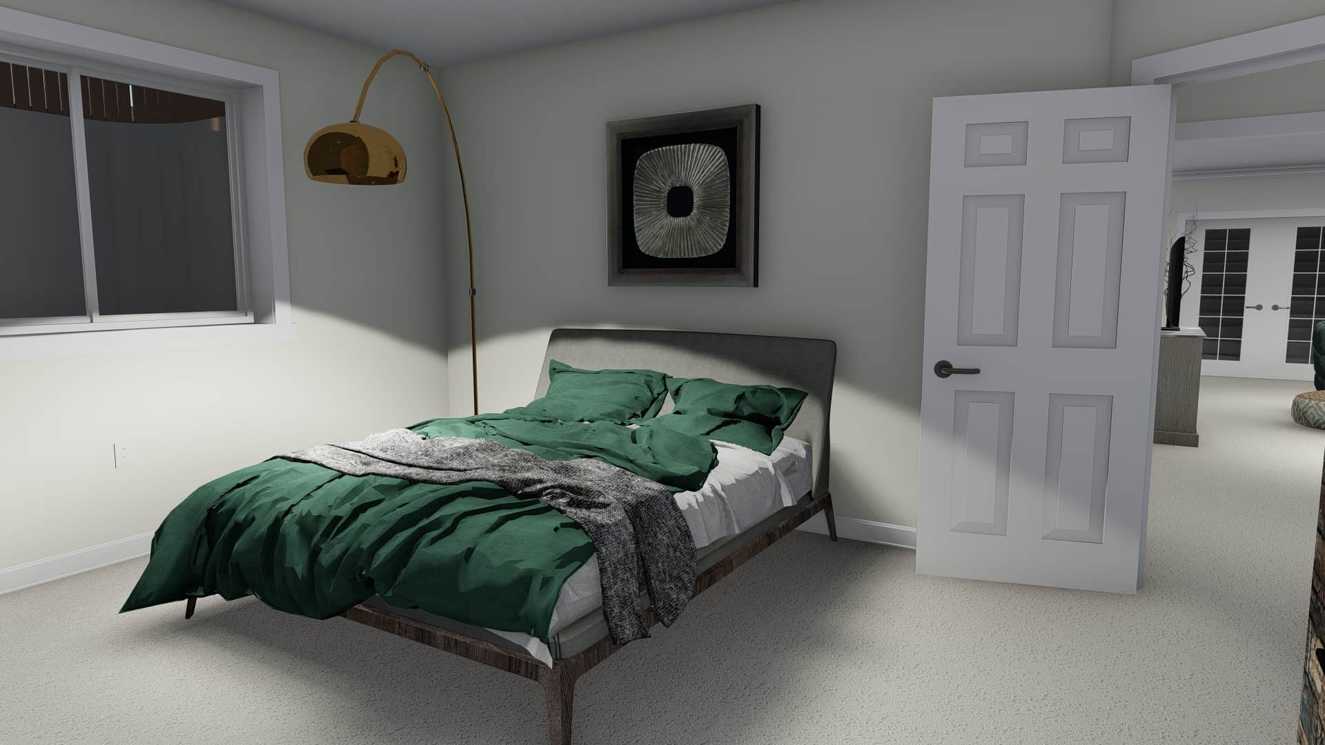 Bedroom of this 5-Bedroom, 1898 Sq Ft Plan - 187-1135