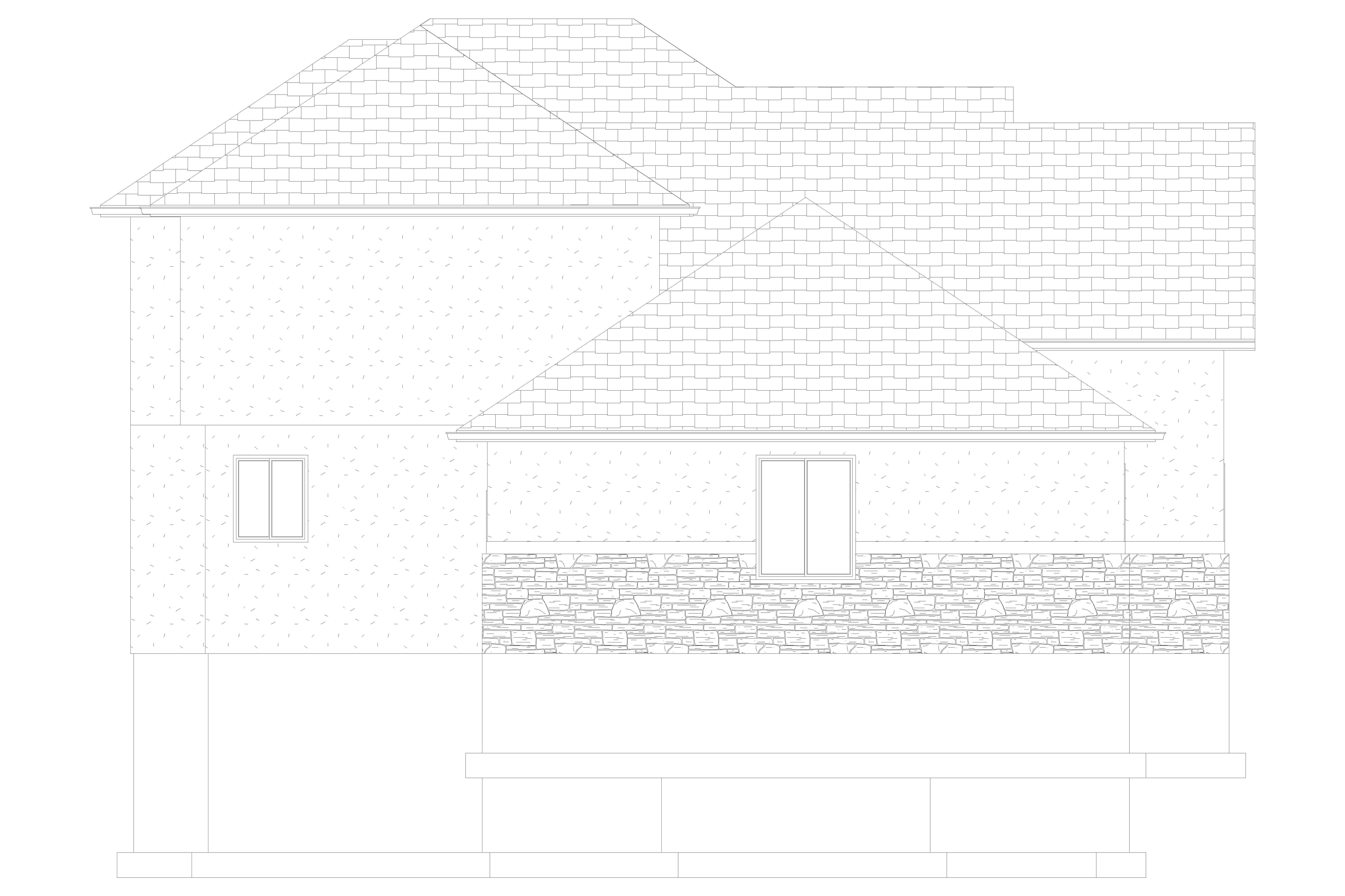 Home Plan Left Elevation of this 6-Bedroom,2591 Sq Ft Plan -187-1139