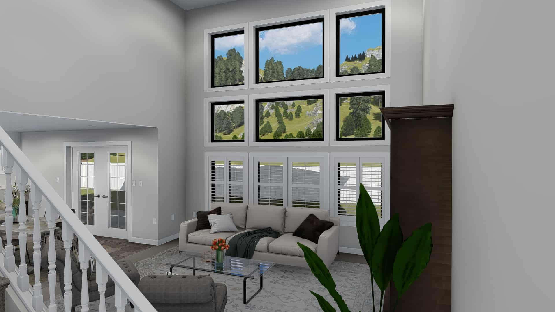 Family Room of this 6-Bedroom, 2591 Sq Ft Plan - 187-1139