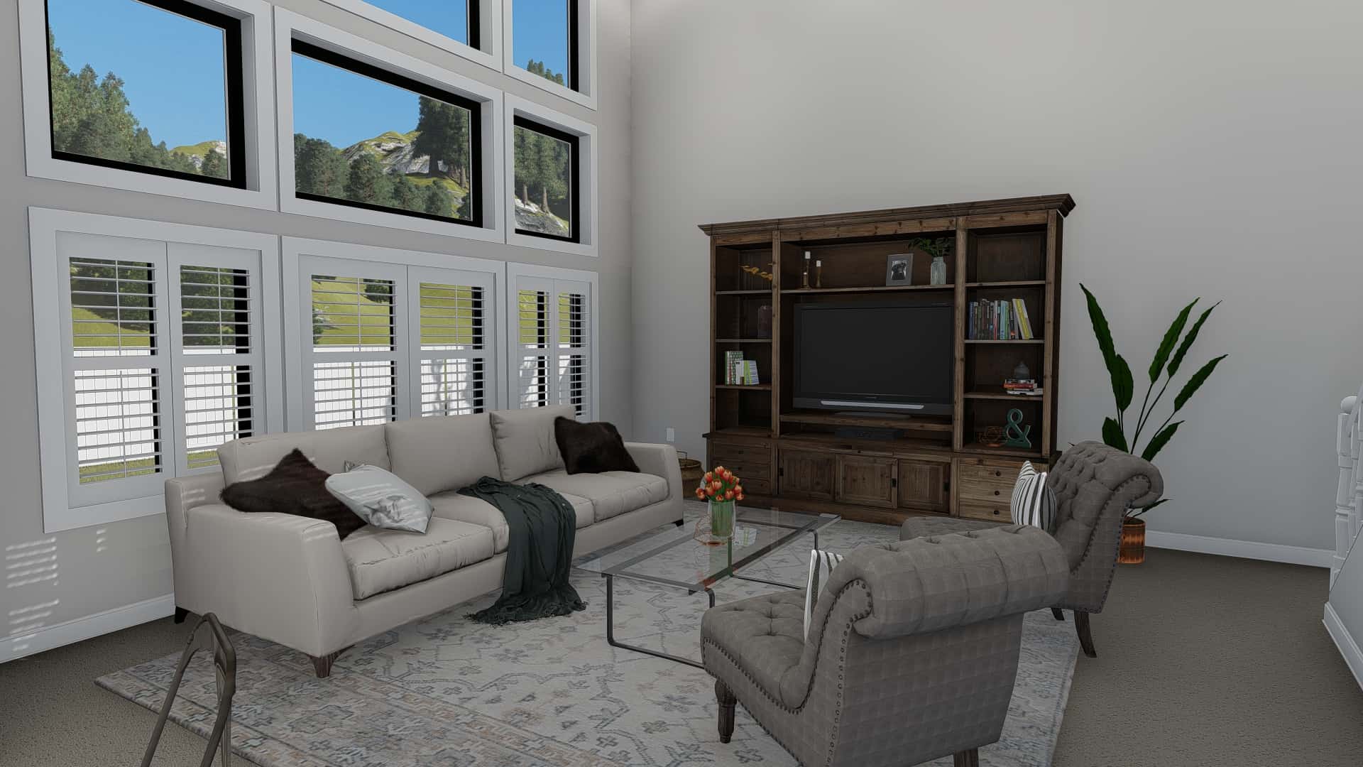 Family Room of this 6-Bedroom, 2591 Sq Ft Plan - 187-1139