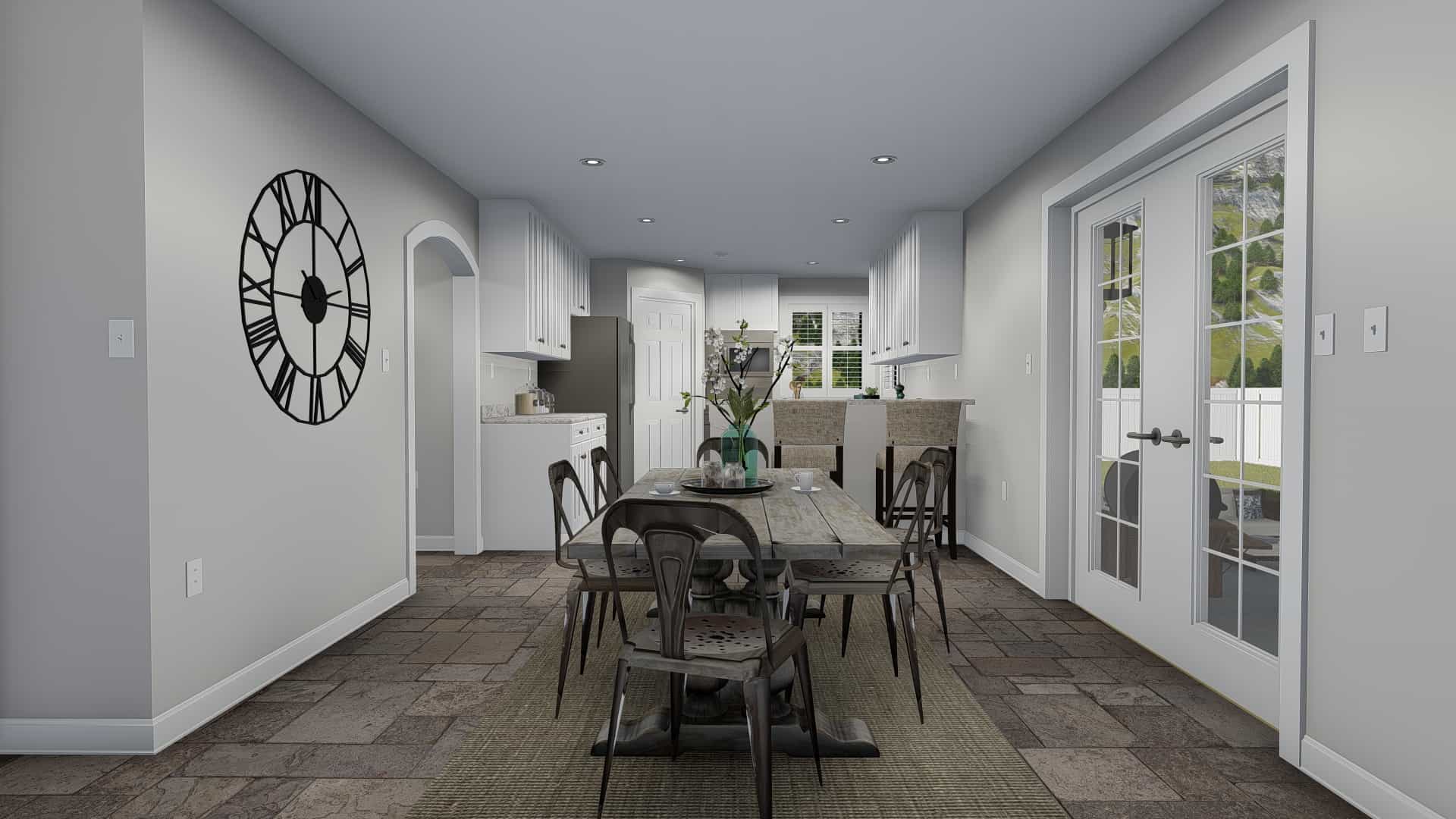 Dining Room of this 6-Bedroom, 2591 Sq Ft Plan - 187-1139