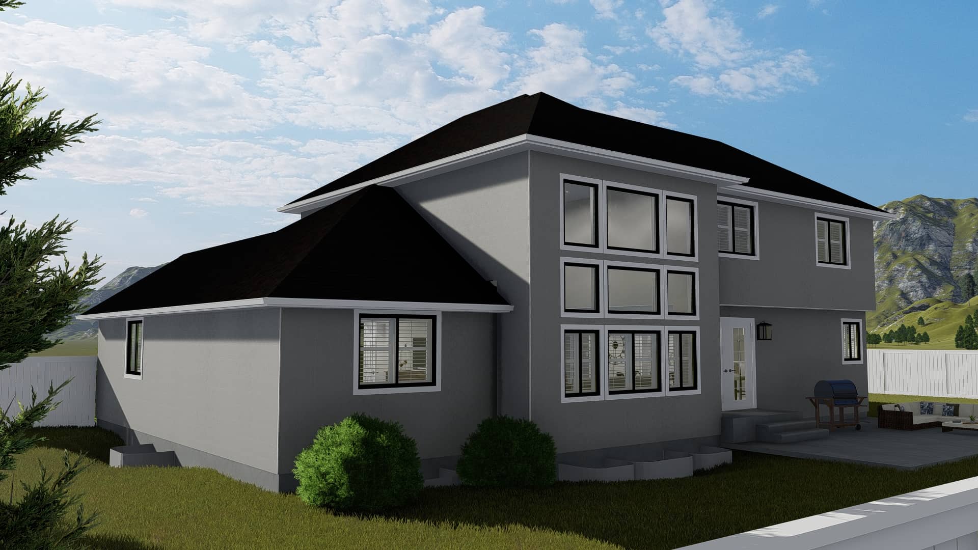 Left Side View of this 6-Bedroom, 2591 Sq Ft Plan - 187-1139