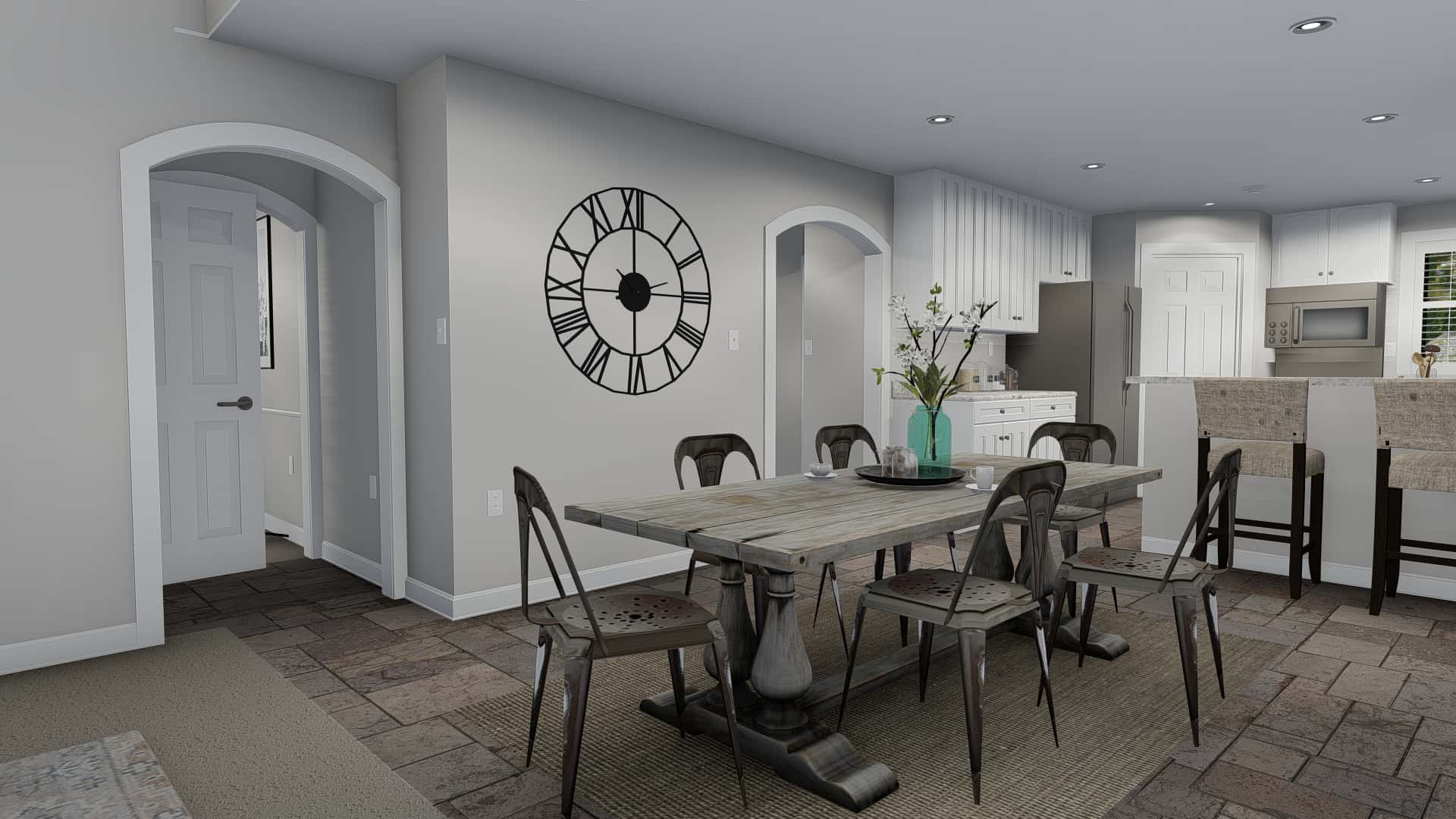Dining Room of this 6-Bedroom, 2591 Sq Ft Plan - 187-1139