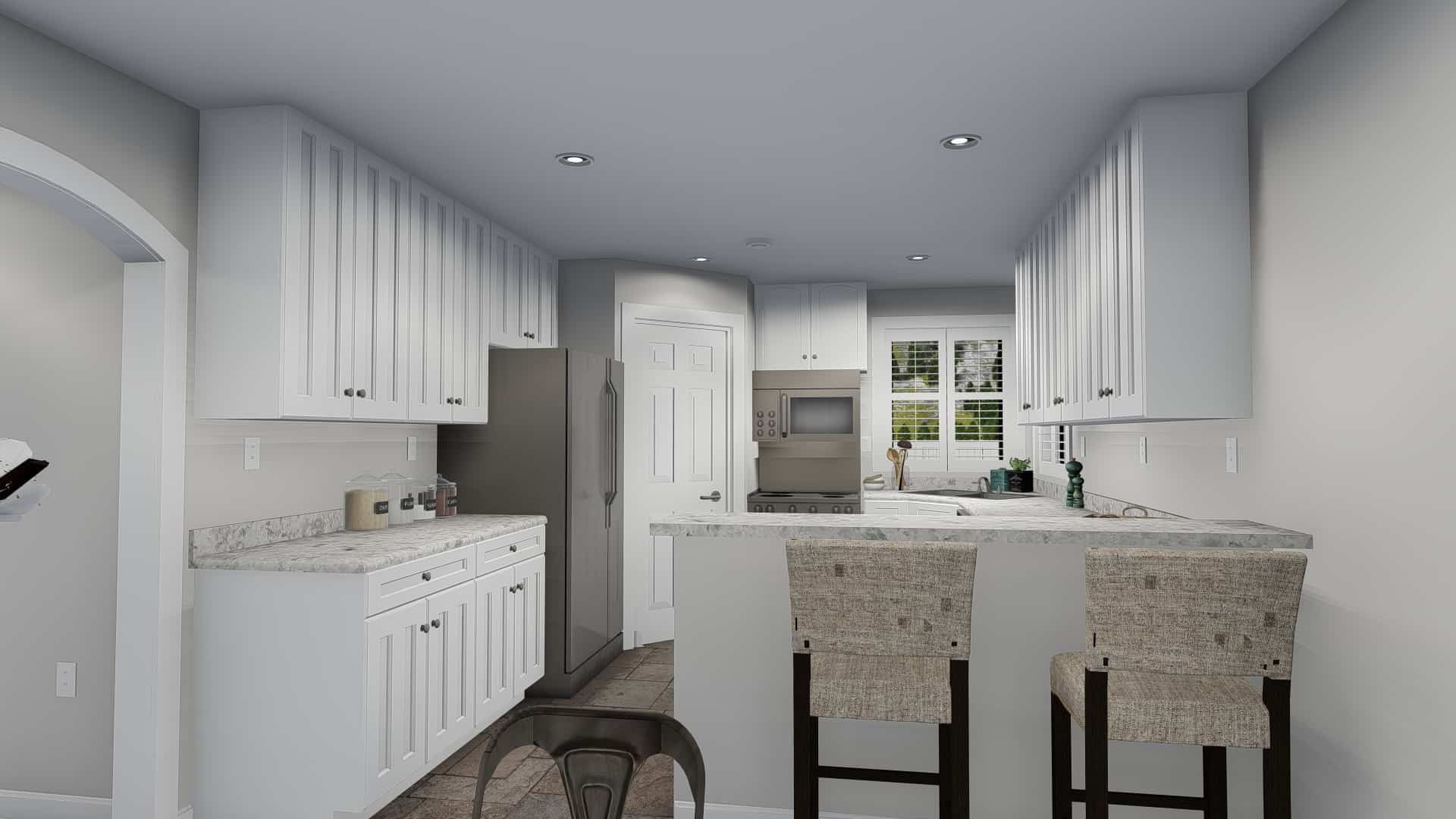 Kitchen of this 6-Bedroom, 2591 Sq Ft Plan - 187-1139