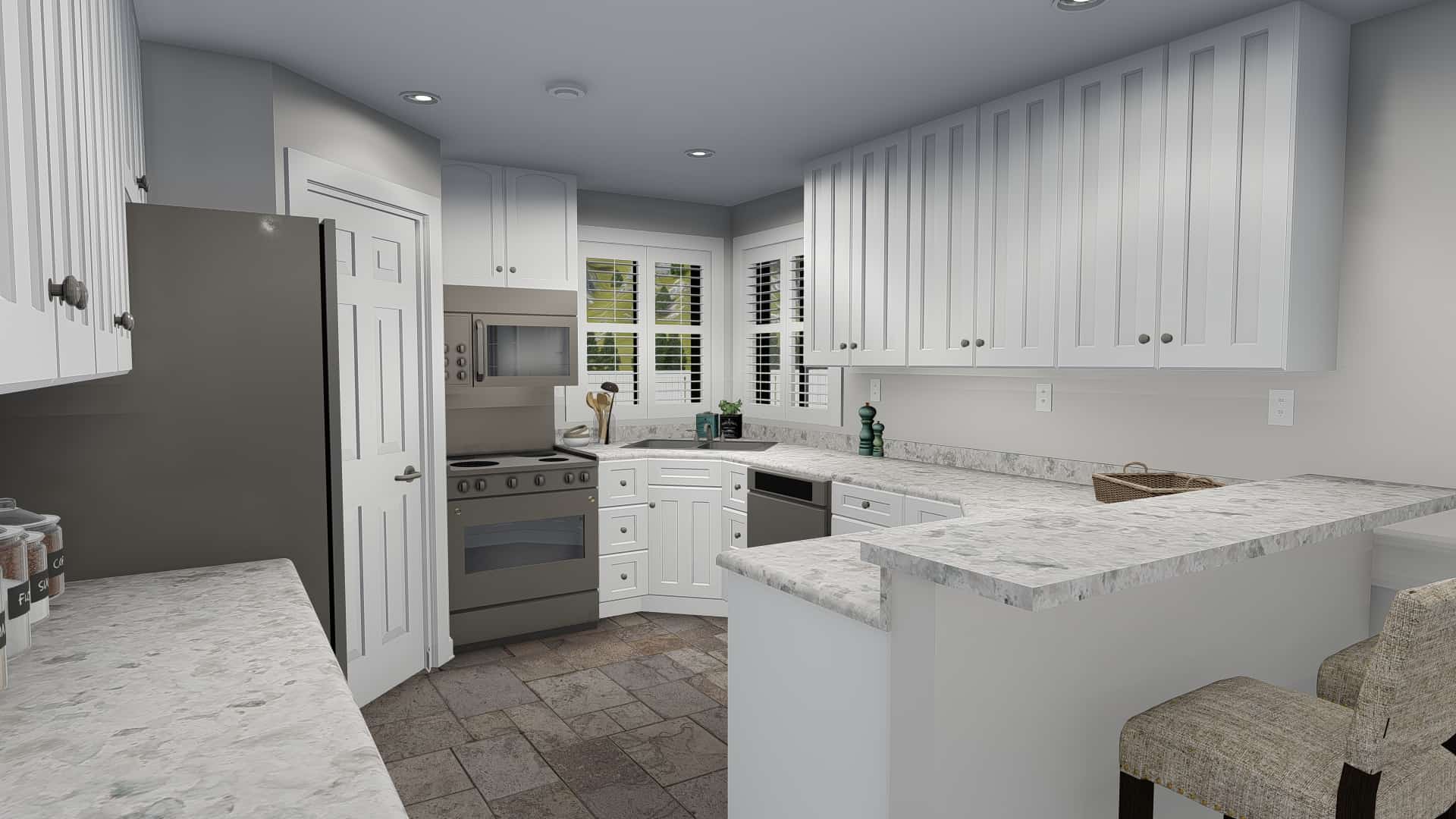 Kitchen of this 6-Bedroom, 2591 Sq Ft Plan - 187-1139