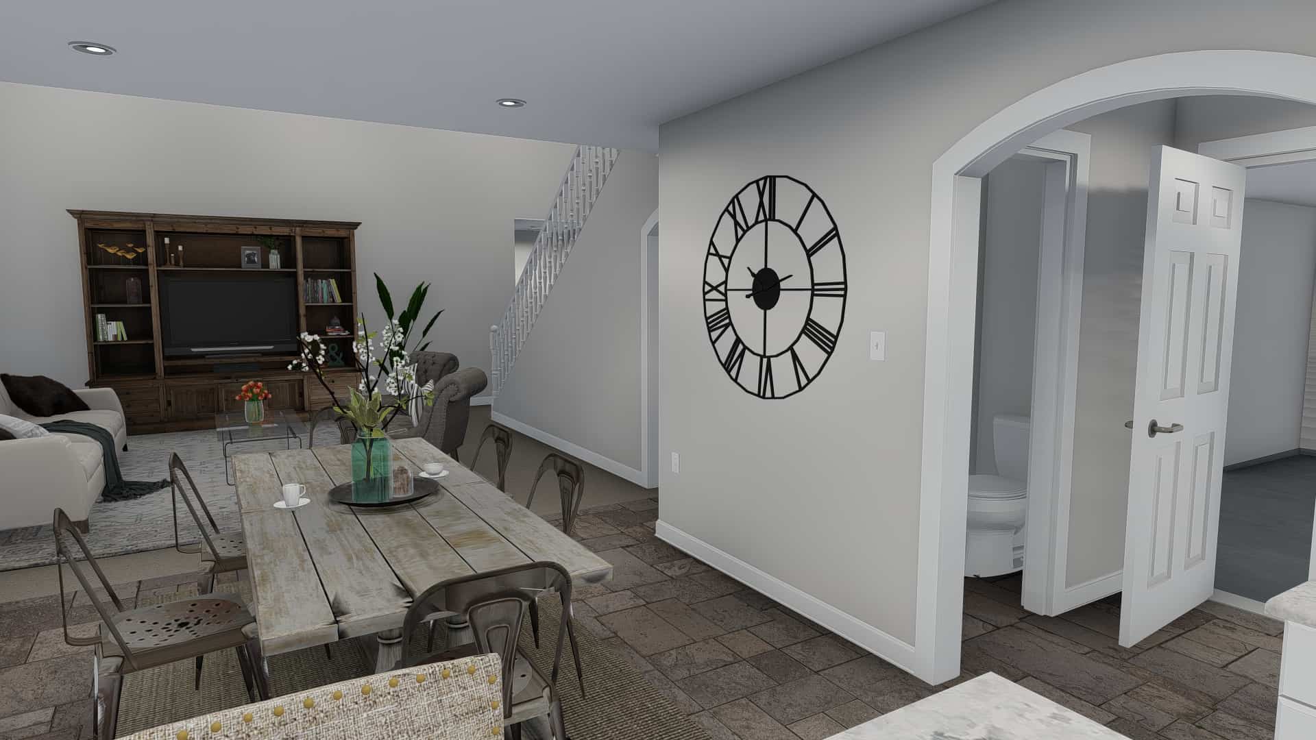 Dining Room of this 6-Bedroom, 2591 Sq Ft Plan - 187-1139