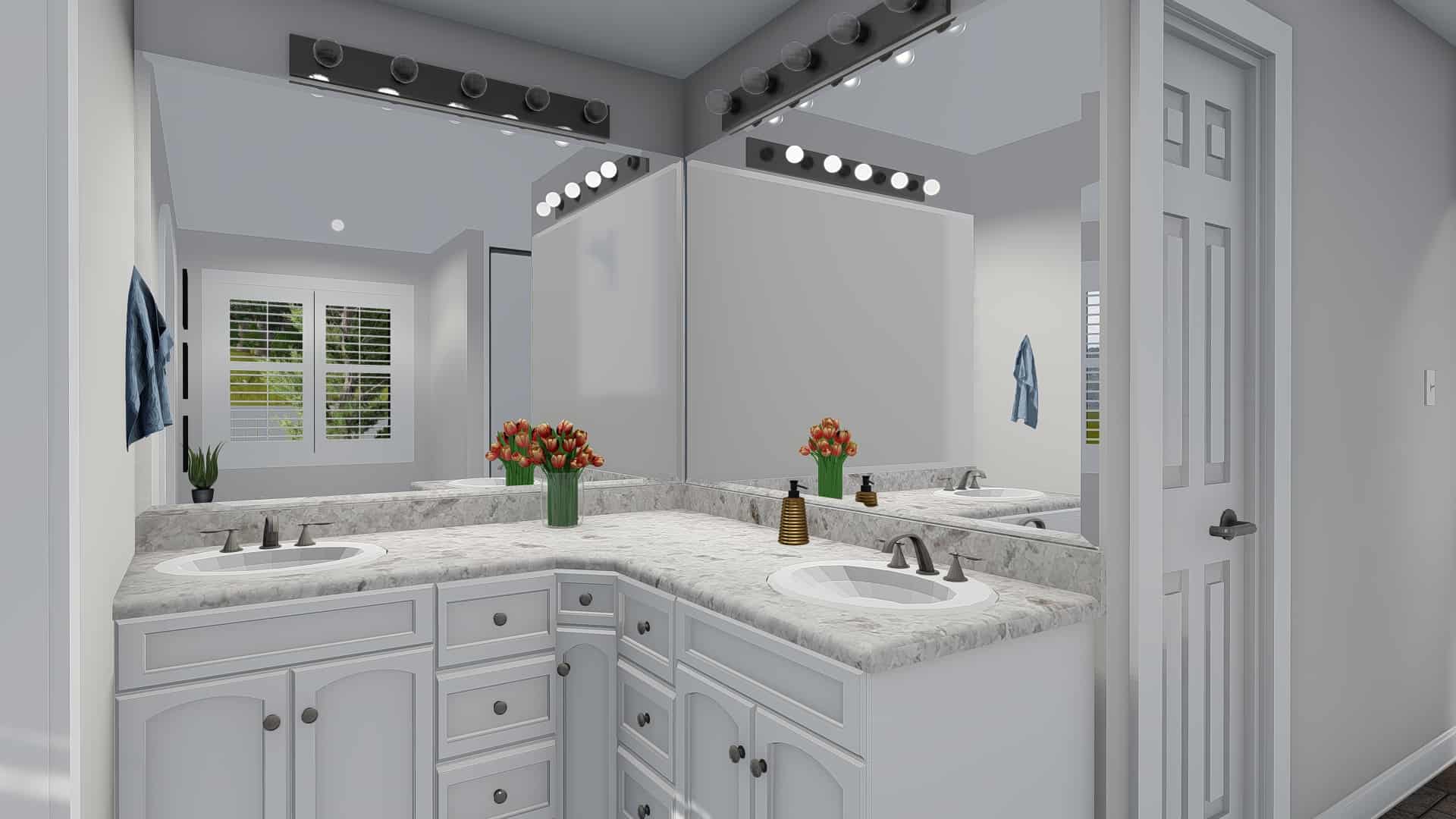 Bathroom of this 6-Bedroom, 2591 Sq Ft Plan - 187-1139