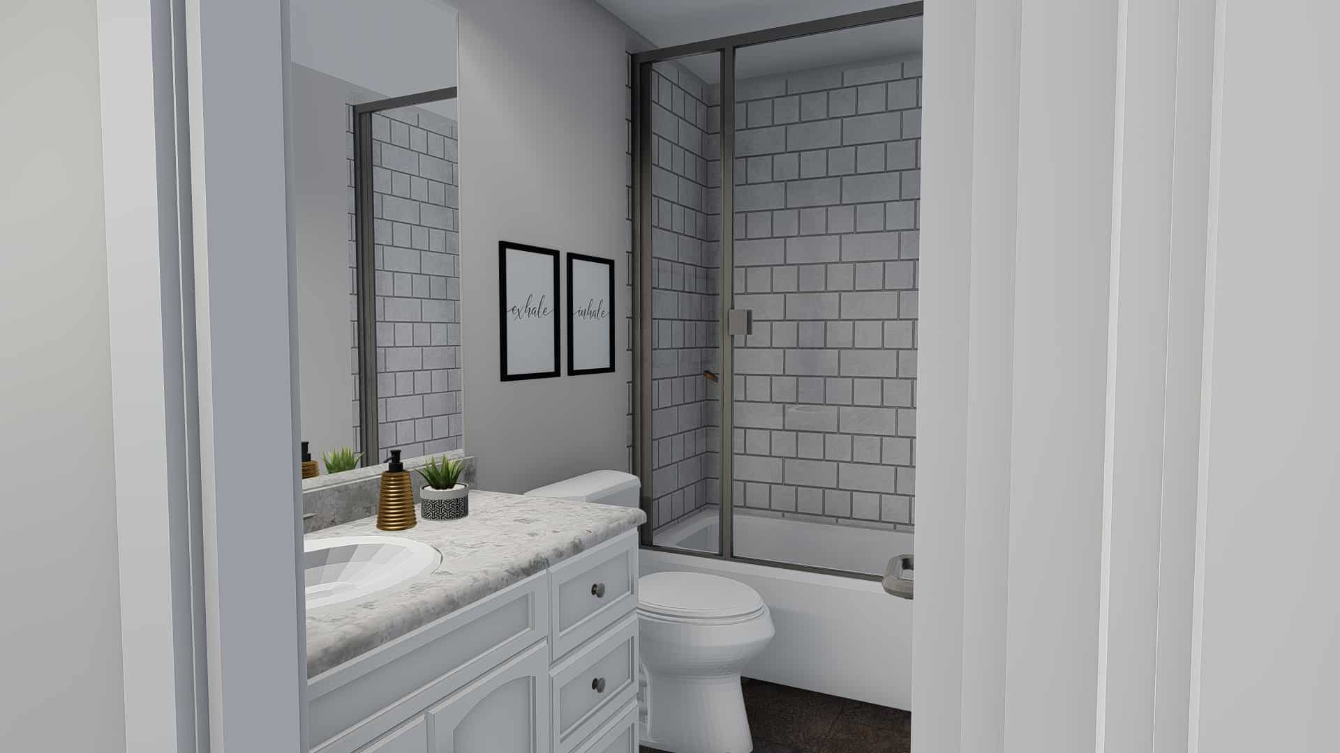 Bathroom of this 6-Bedroom, 2591 Sq Ft Plan - 187-1139