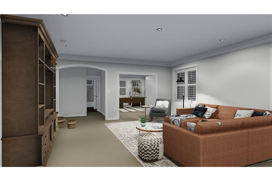 Family Room of this 3-Bedroom, 2050 Sq Ft Plan - 187-1141