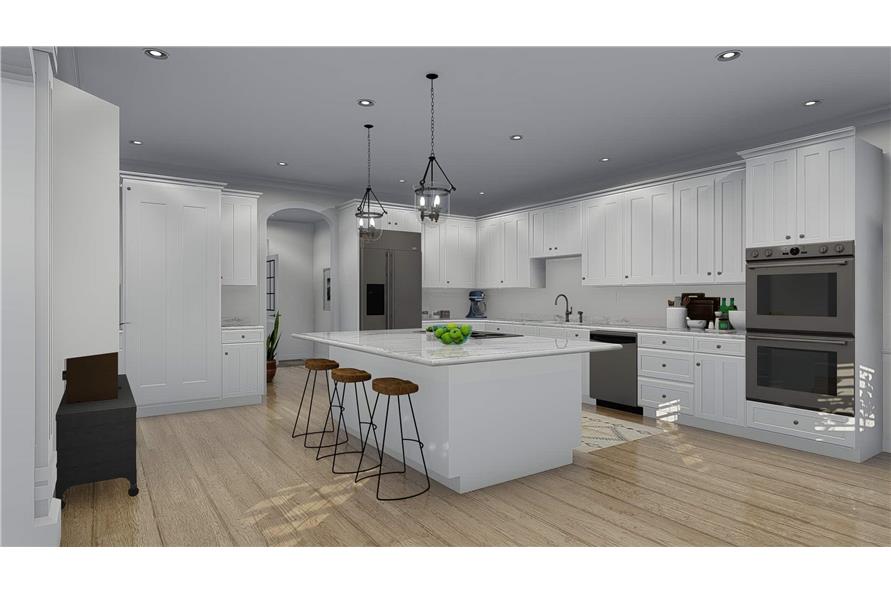 Kitchen of this 4-Bedroom,3821 Sq Ft Plan -3821