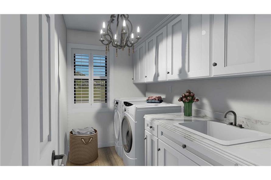 187-1142: Home Plan Rendering-Laundry Room
