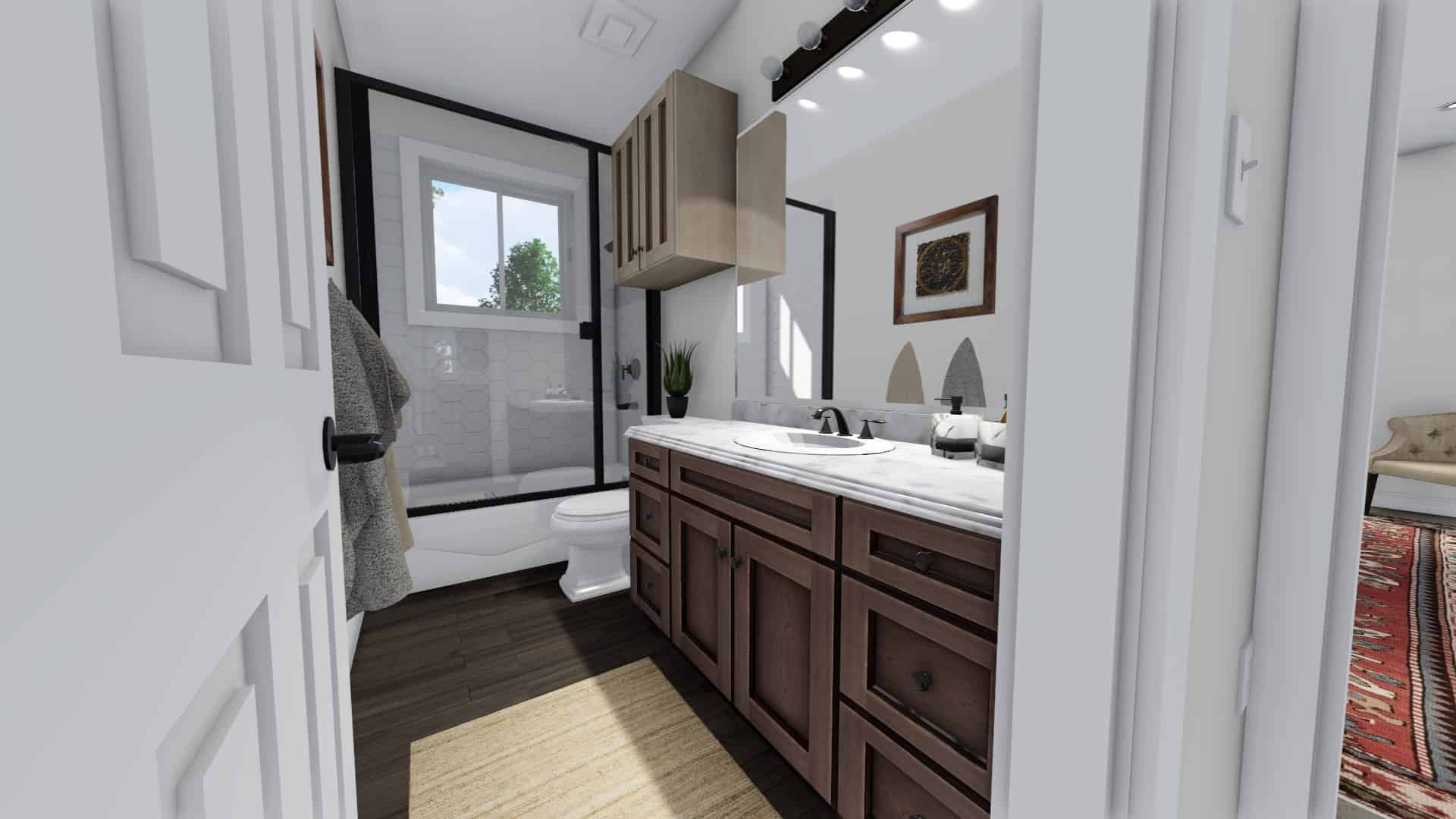 Bathroom of this 7-Bedroom, 1709 Sq Ft Plan - 187-1148