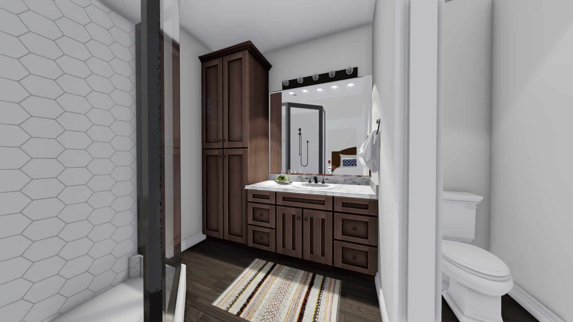 Master Bathroom of this 7-Bedroom, 1709 Sq Ft Plan - 187-1148