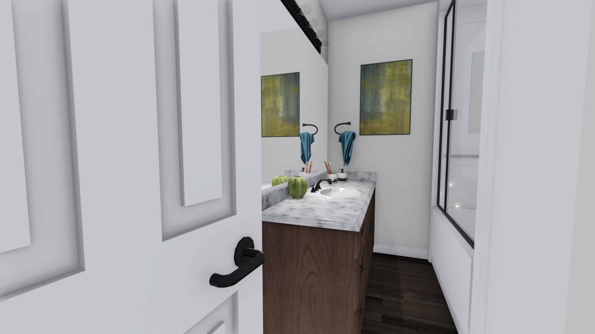 Master Bathroom of this 7-Bedroom, 1709 Sq Ft Plan - 187-1148