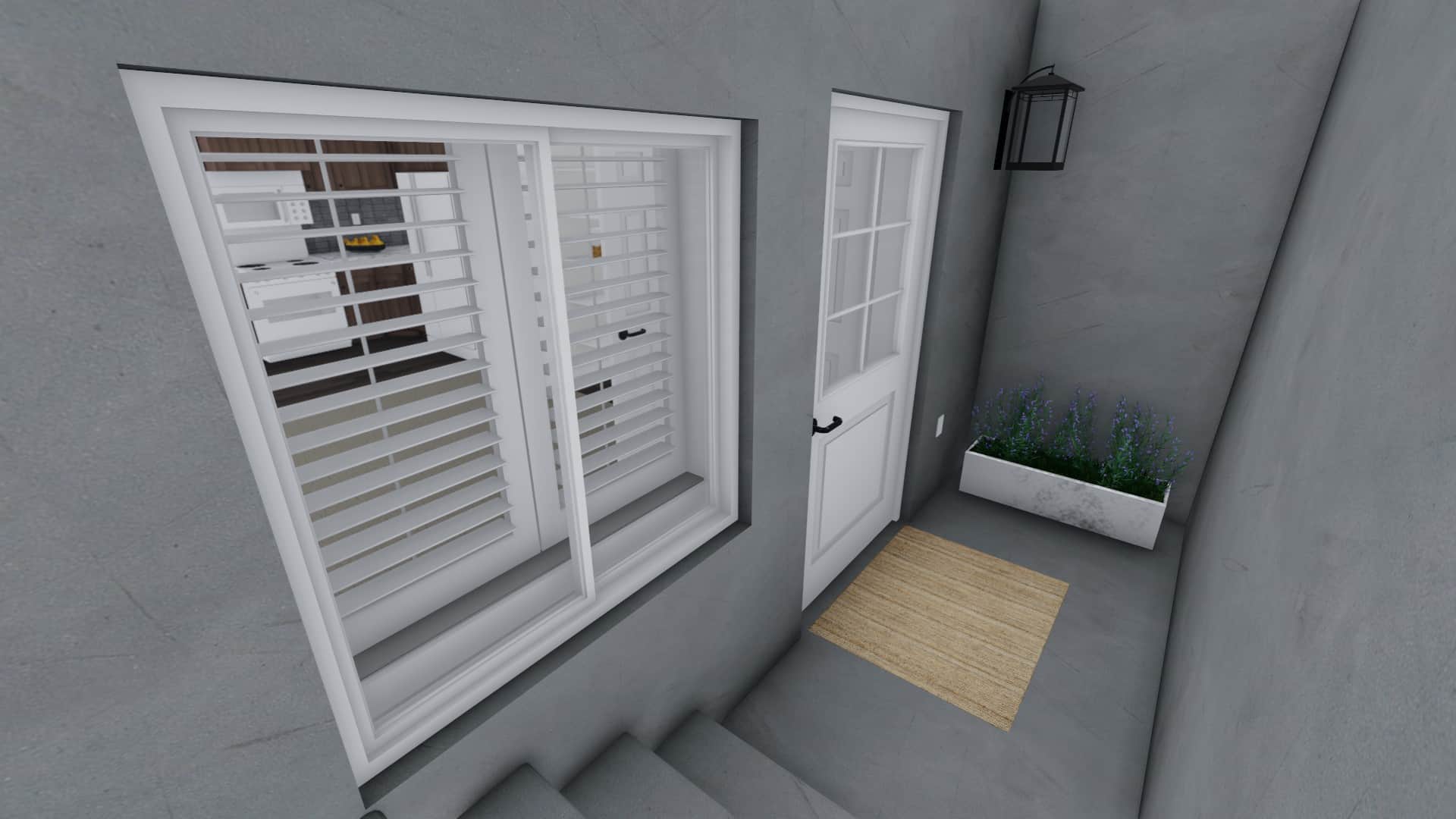 Entry Hall of this 7-Bedroom, 1709 Sq Ft Plan - 187-1148