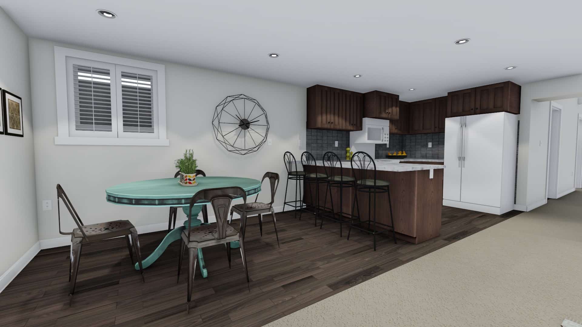 Kitchen of this 7-Bedroom, 1709 Sq Ft Plan - 187-1148