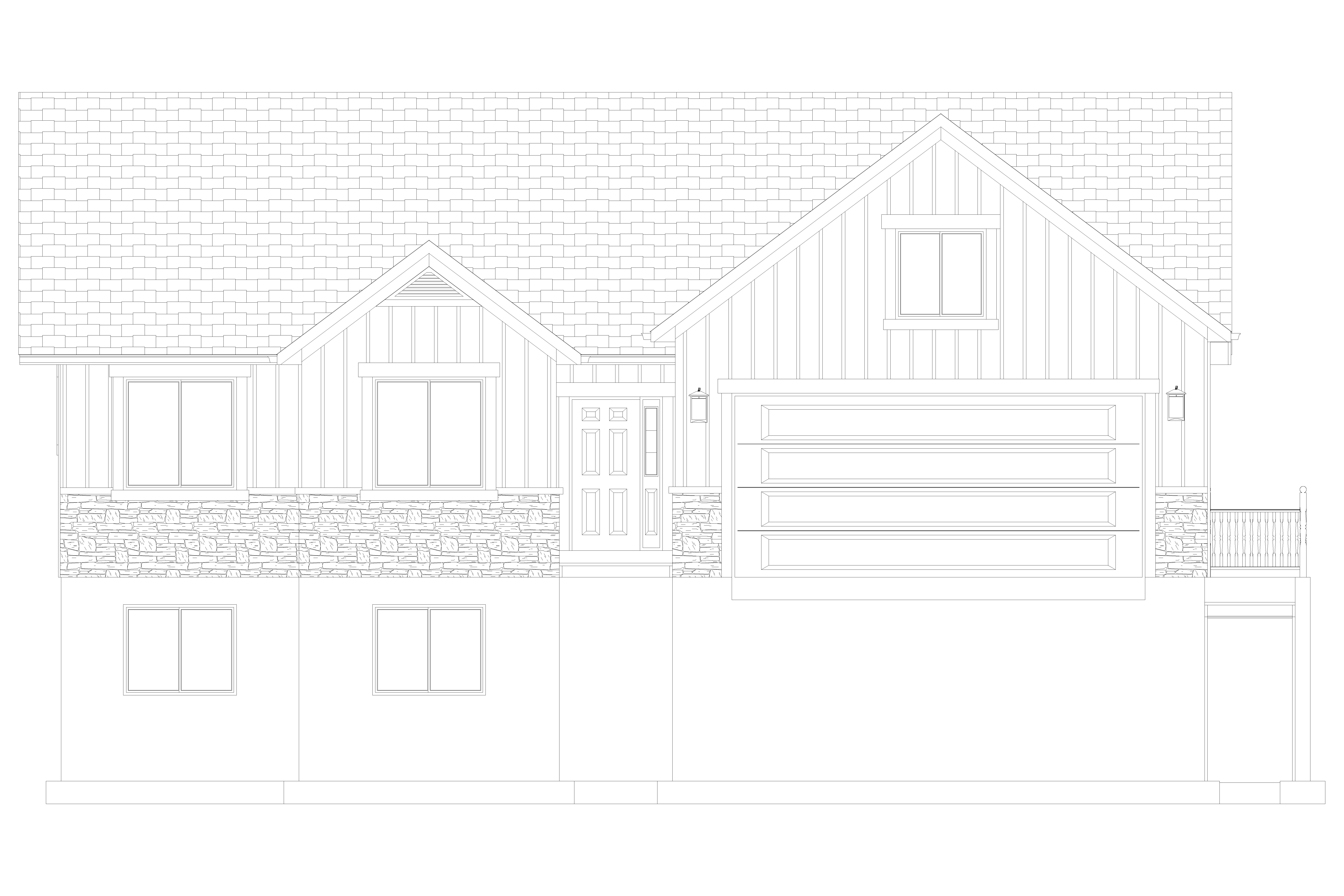 Home Plan Front Elevation of this 7-Bedroom,1709 Sq Ft Plan -187-1148