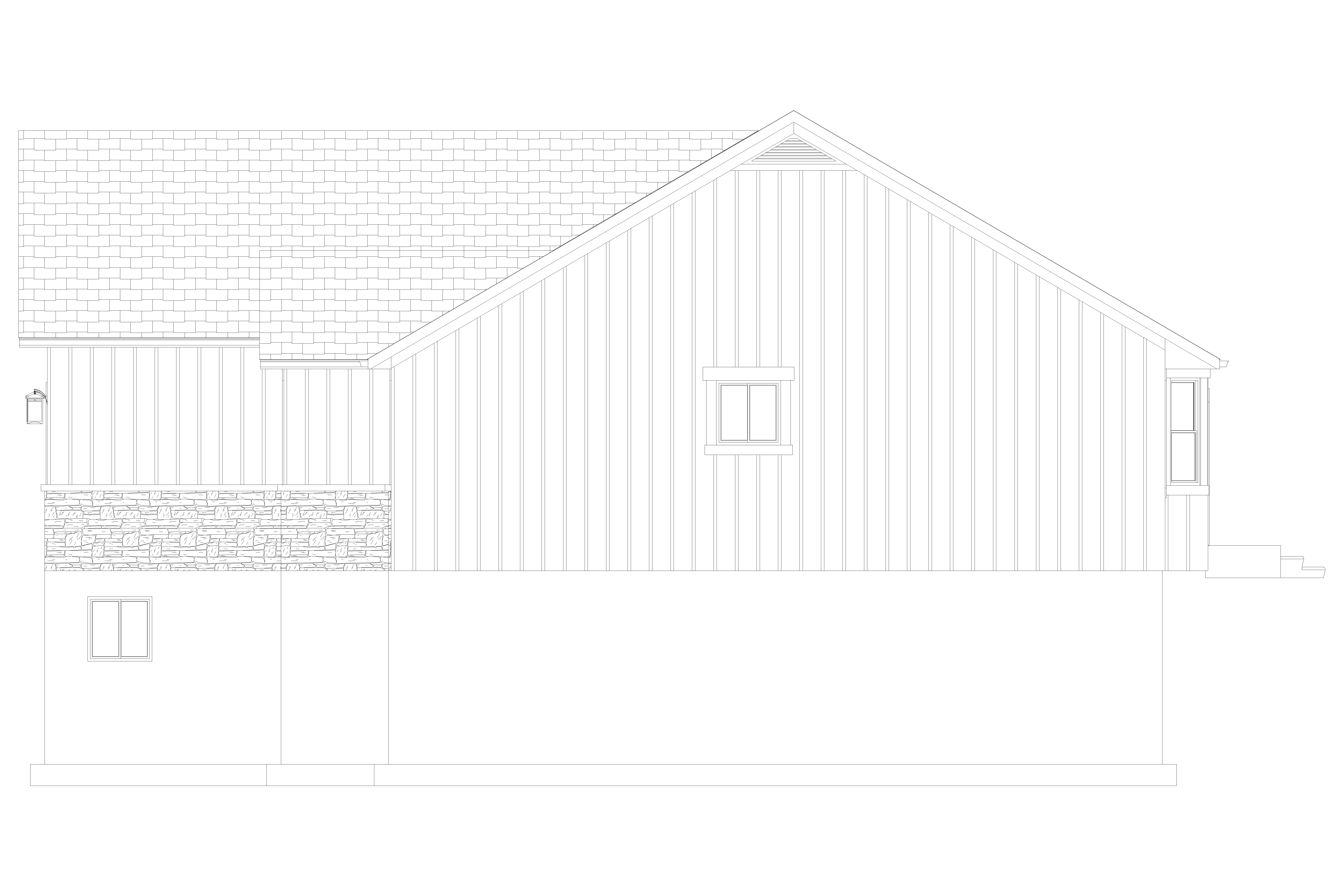 Home Plan Right Elevation of this 7-Bedroom,1709 Sq Ft Plan -187-1148
