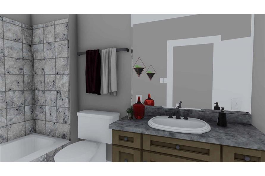 Bathroom of this 7-Bedroom,1635 Sq Ft Plan -1635