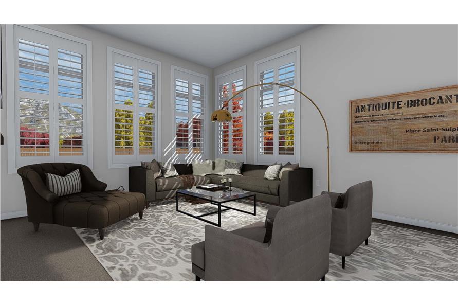 Family Room of this 3-Bedroom, 2084 Sq Ft Plan - 187-1152