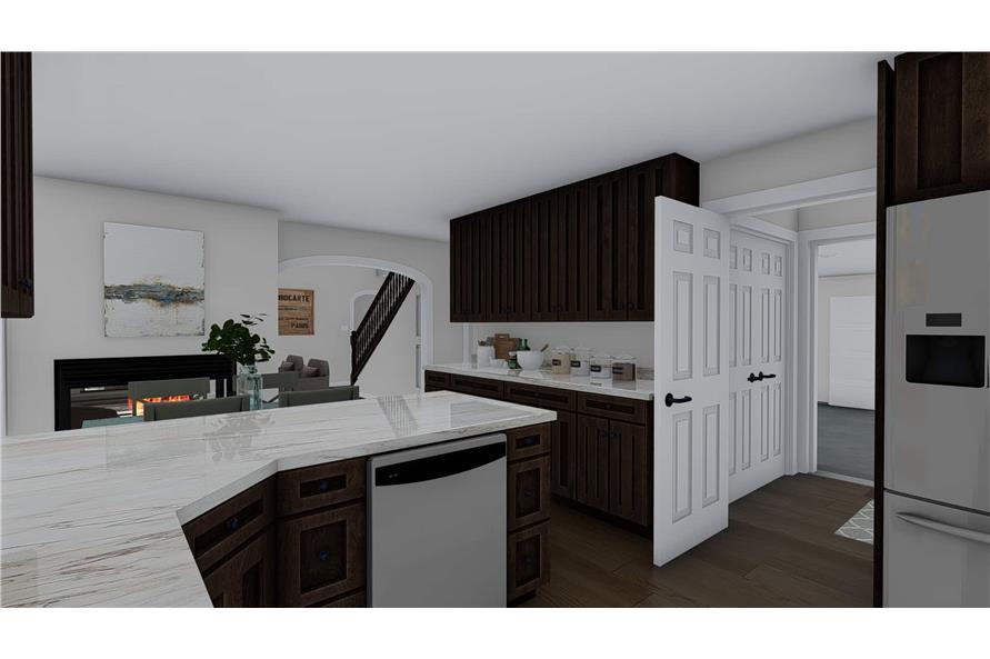 Kitchen of this 3-Bedroom, 2084 Sq Ft Plan - 187-1152