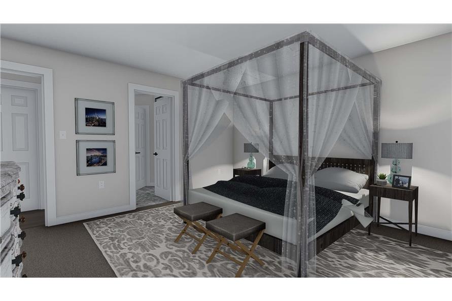 Master Bedroom of this 3-Bedroom, 2084 Sq Ft Plan - 187-1152