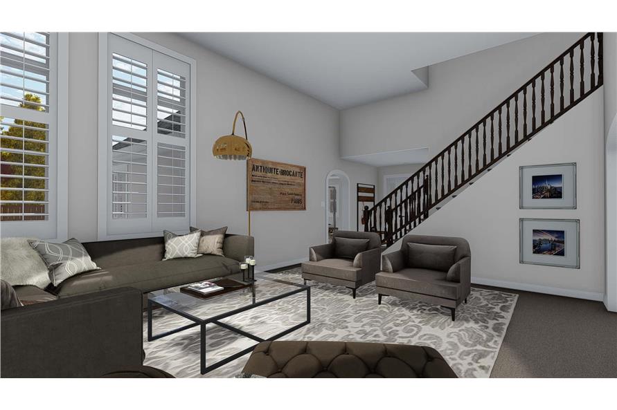 Family Room of this 3-Bedroom, 2084 Sq Ft Plan - 187-1152