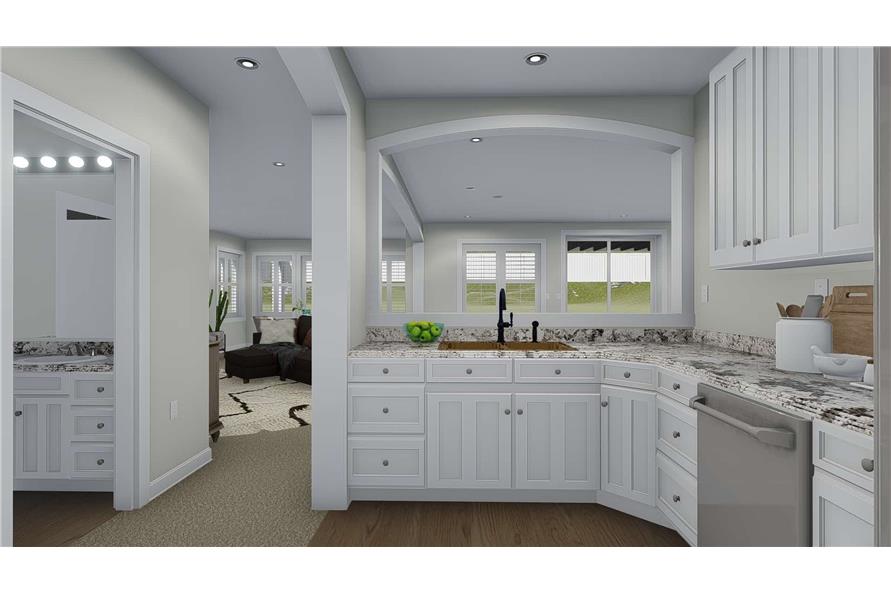 Kitchen of this 3-Bedroom, 2920 Sq Ft Plan - 187-1154