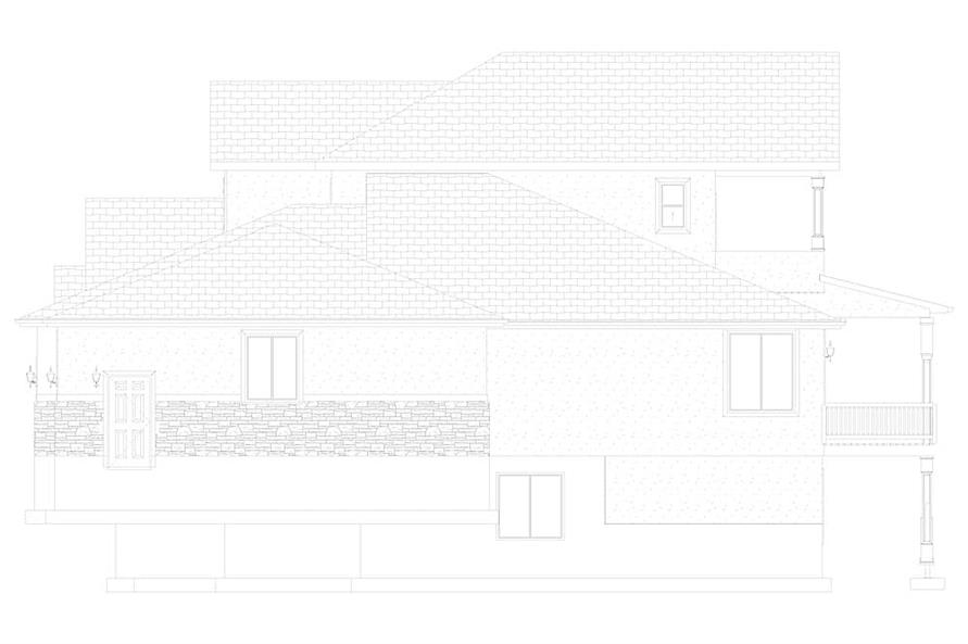 187-1154: Home Plan Right Elevation