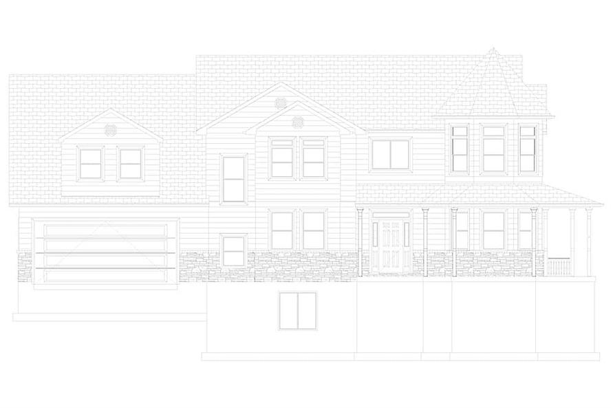 187-1157: Home Plan Front Elevation