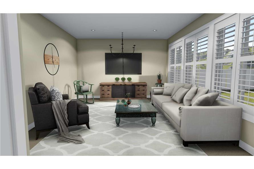 Family Room of this 3-Bedroom,1621 Sq Ft Plan -1621