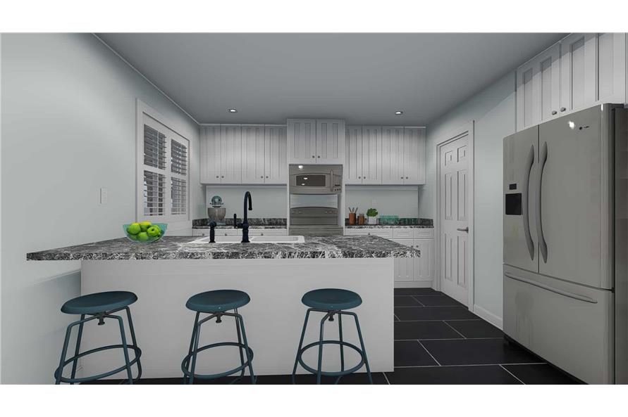 Kitchen of this 3-Bedroom, 1827 Sq Ft Plan - 187-1161
