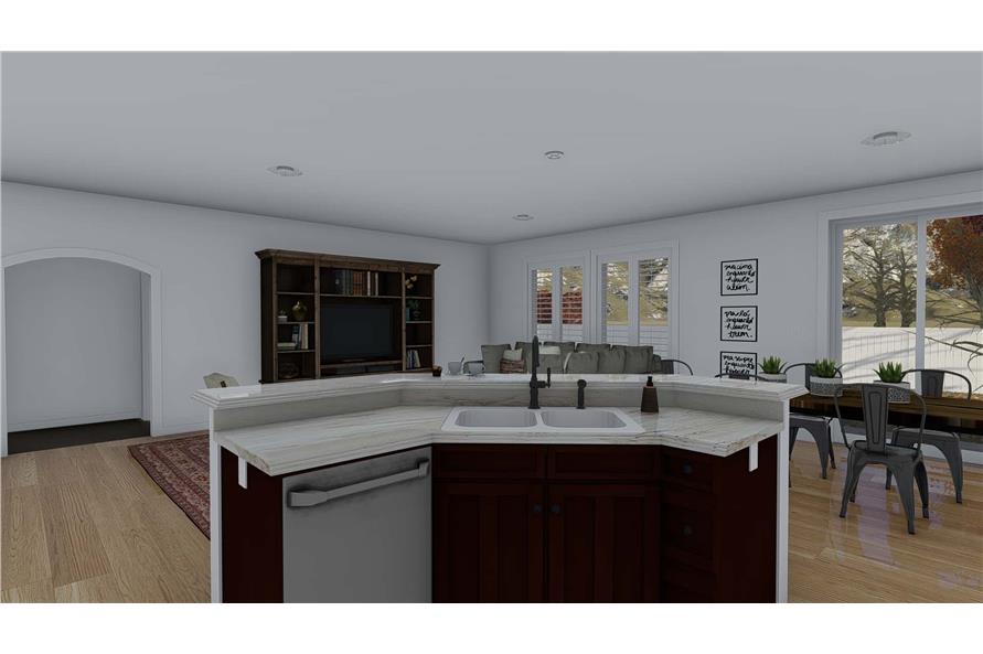 Kitchen of this 4-Bedroom, 2710 Sq Ft Plan - 187-1162