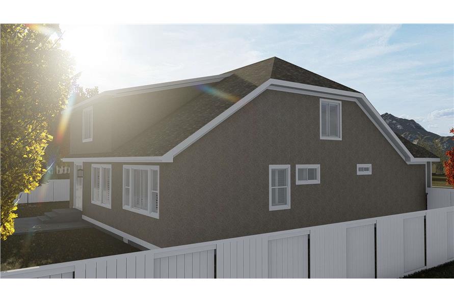 Side View of this 4-Bedroom,2710 Sq Ft Plan -187-1162