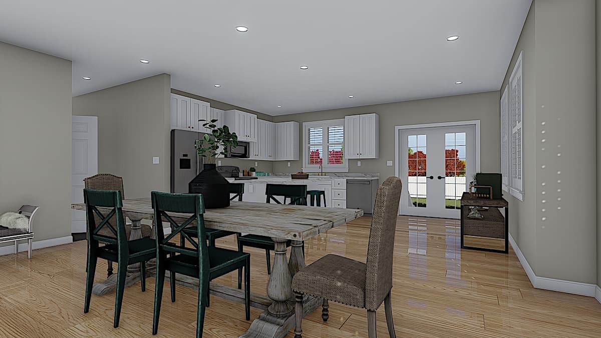 Dining Room of this 3-Bedroom, 2244 Sq Ft Plan - 187-1163