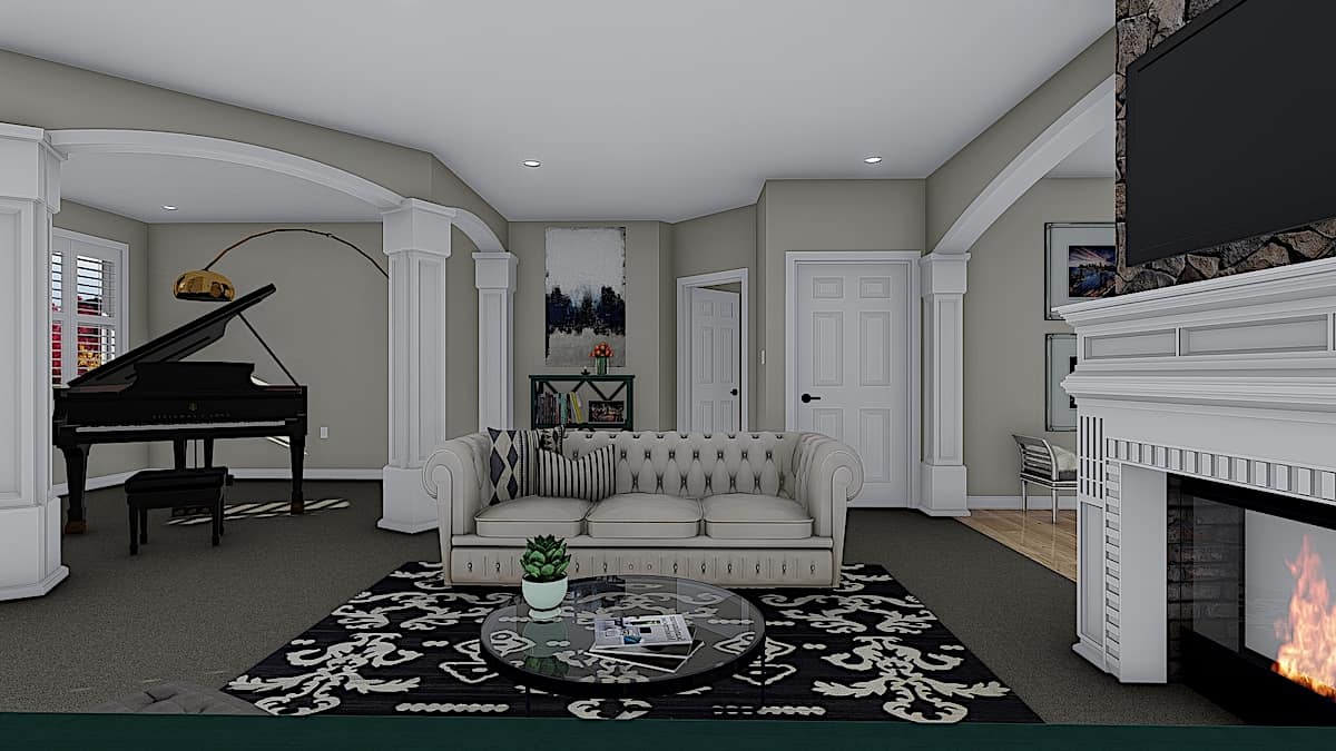 Family Room of this 3-Bedroom, 2244 Sq Ft Plan - 187-1163