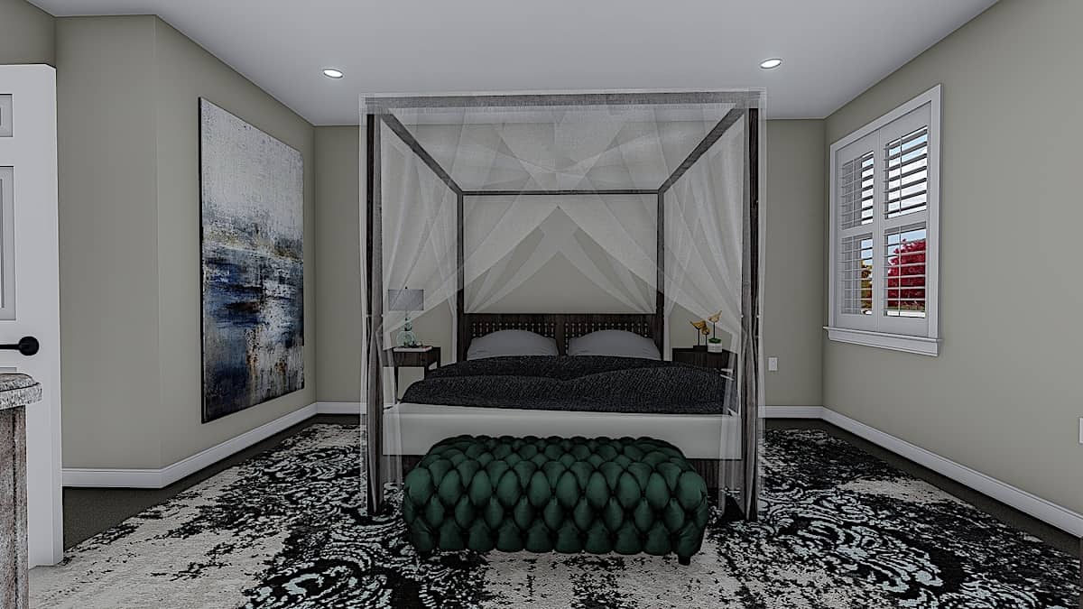 Master Bedroom of this 3-Bedroom, 2244 Sq Ft Plan - 187-1163