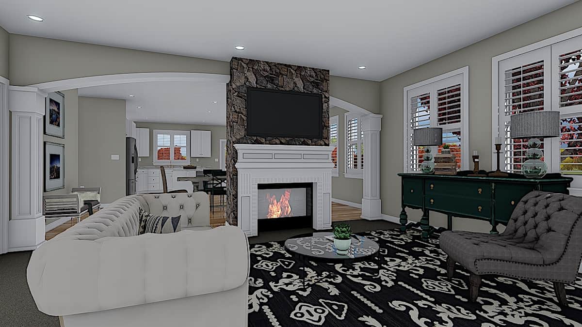 Great Room of this 3-Bedroom, 2244 Sq Ft Plan - 187-1163